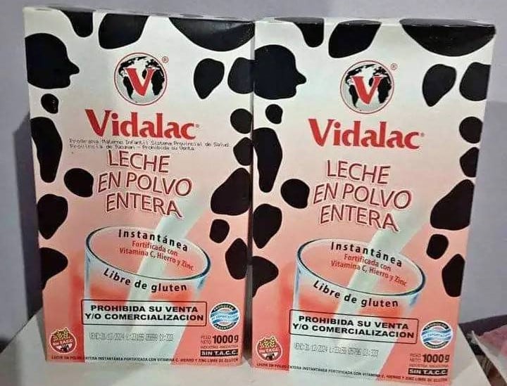 "Vidalac", la caja de leche en polvo entera para comprar que ofrecen en las redes sociales