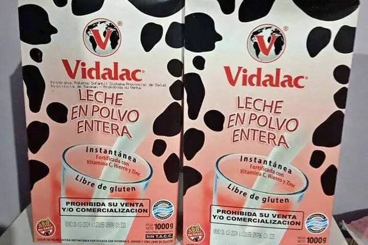 "Vidalac", la caja de leche en polvo entera para comprar que ofrecen en las redes sociales