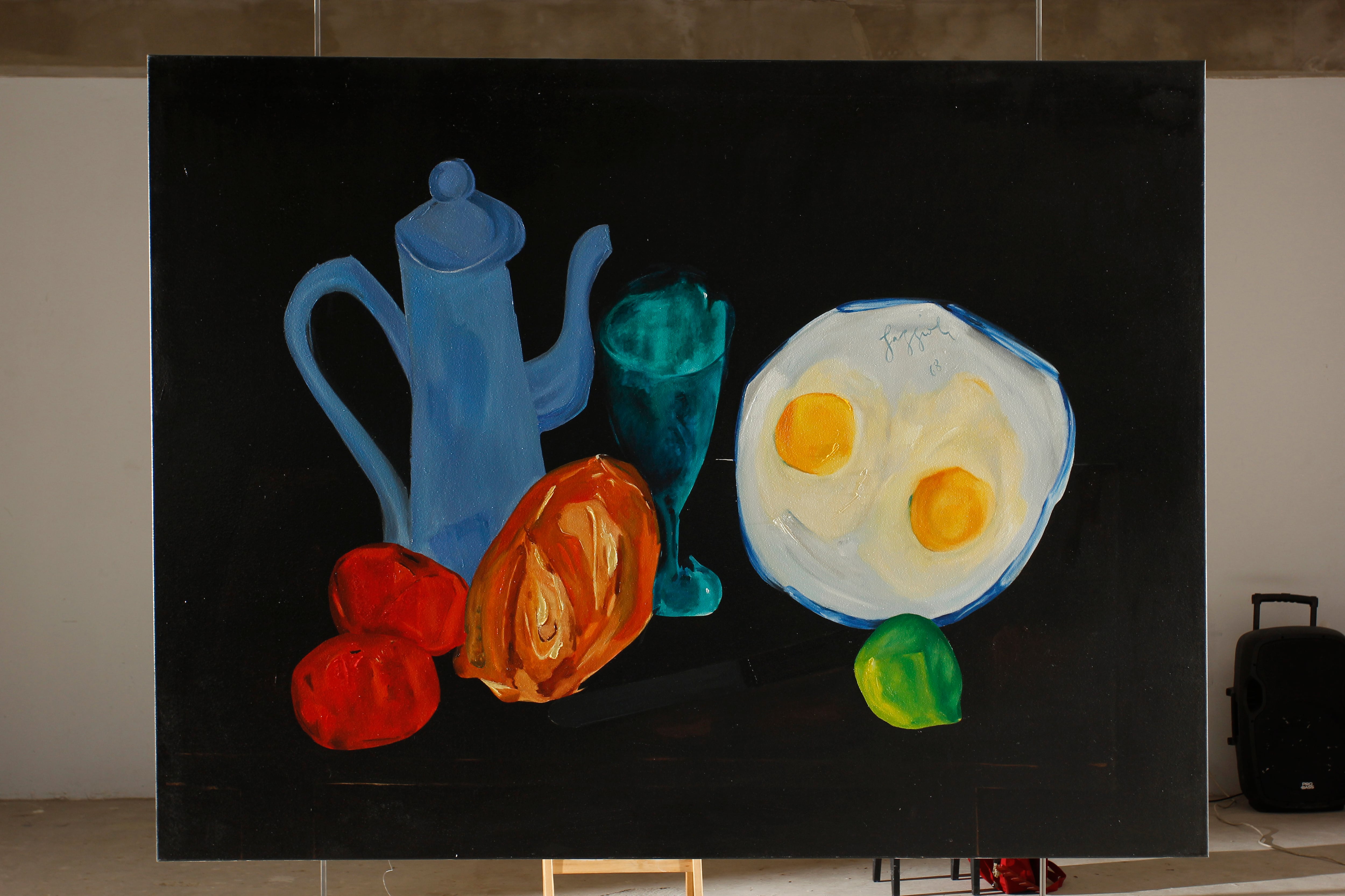 Sin título, 2017. Óleo sobre tela, 190 x 250 cm