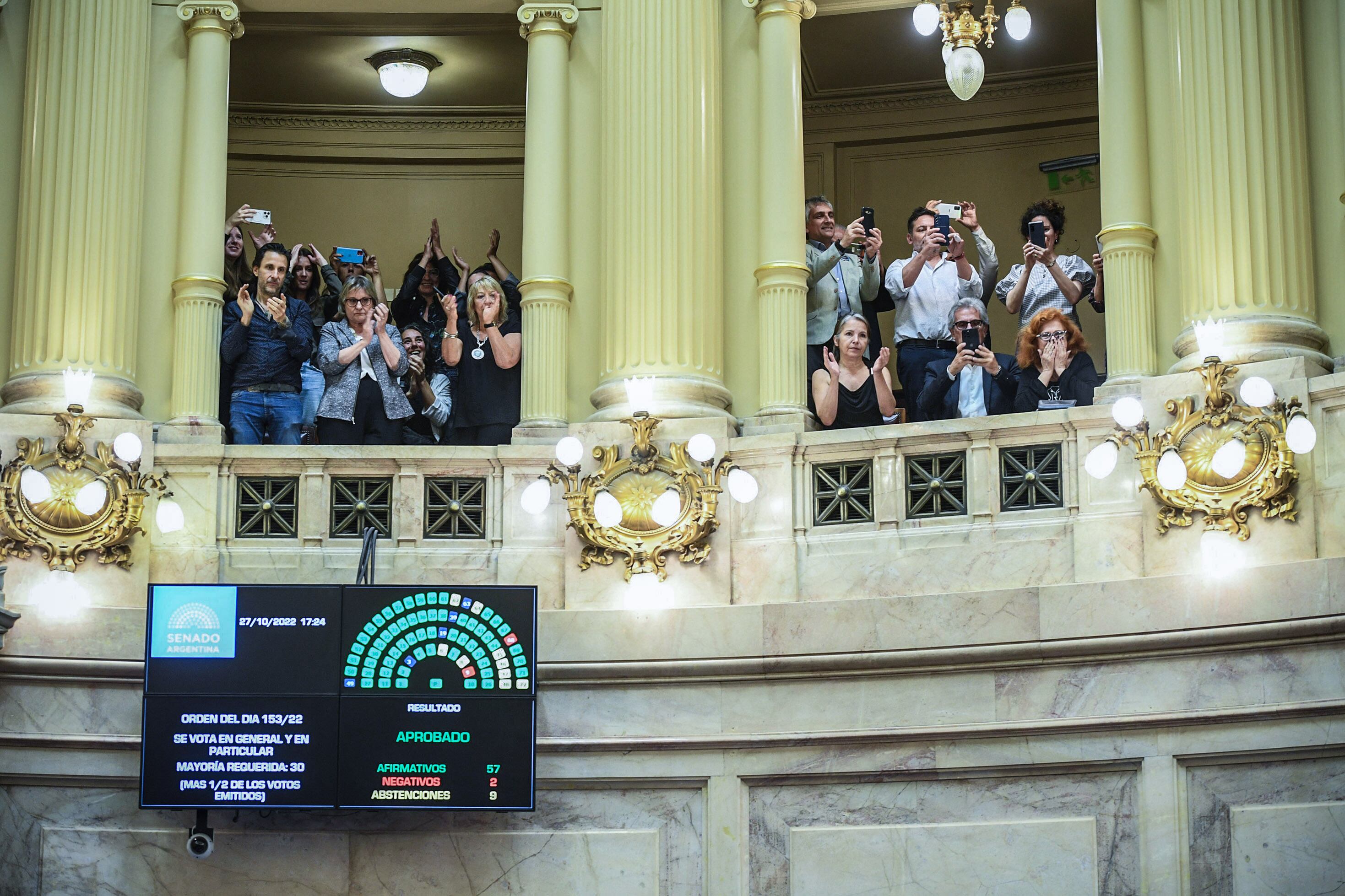 El proyecto presentado por Pablo Carro (FdT) fue aprobado con 57 votos a favor, 2 en contra y 9 abstenciones.