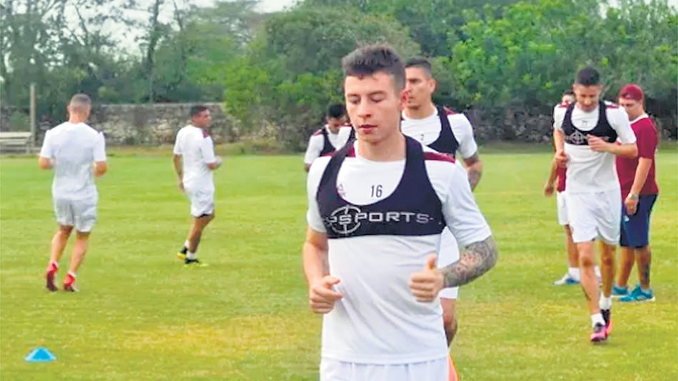 El plantel granate está en Barranquilla desde el pasado sábado.