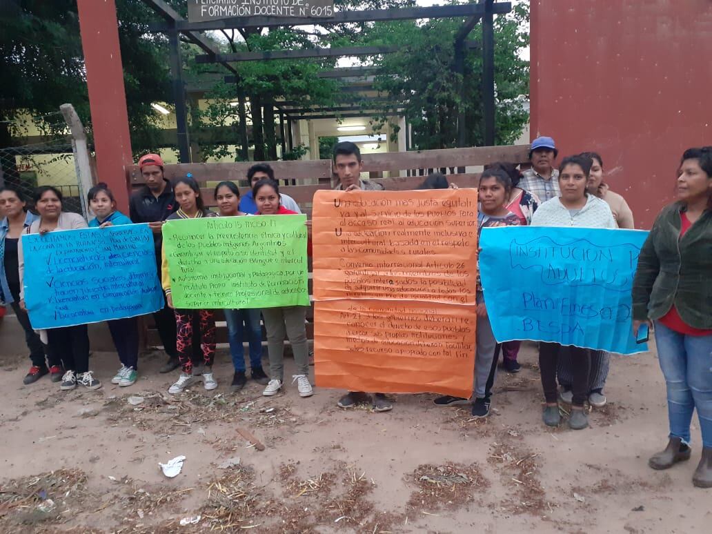 Manifestación en Misión Carboncito