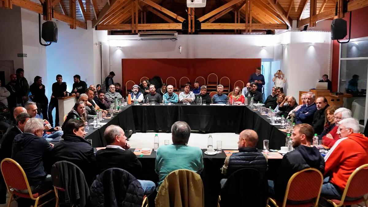 El encuentro del Partido Justicialista local realizado en Monte Hermoso el mes pasado.