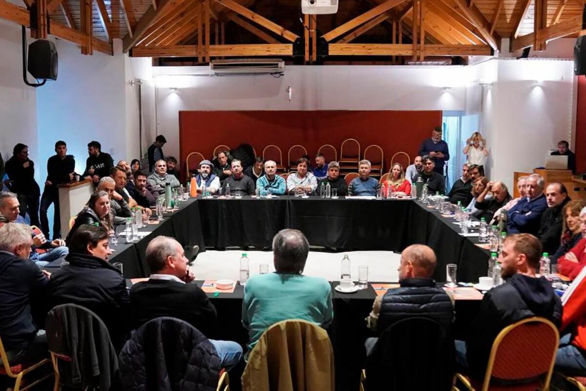 El encuentro del Partido Justicialista local realizado en Monte Hermoso el mes pasado.