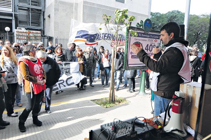 La Asamblea Audiovisual acompañó ayer a los trabajadores del organismo del cine nacional.