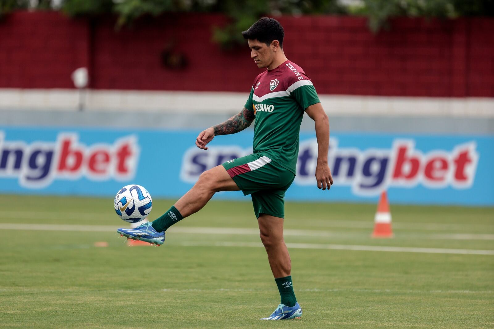 Germán Cano, goleador y figura del Fluminense