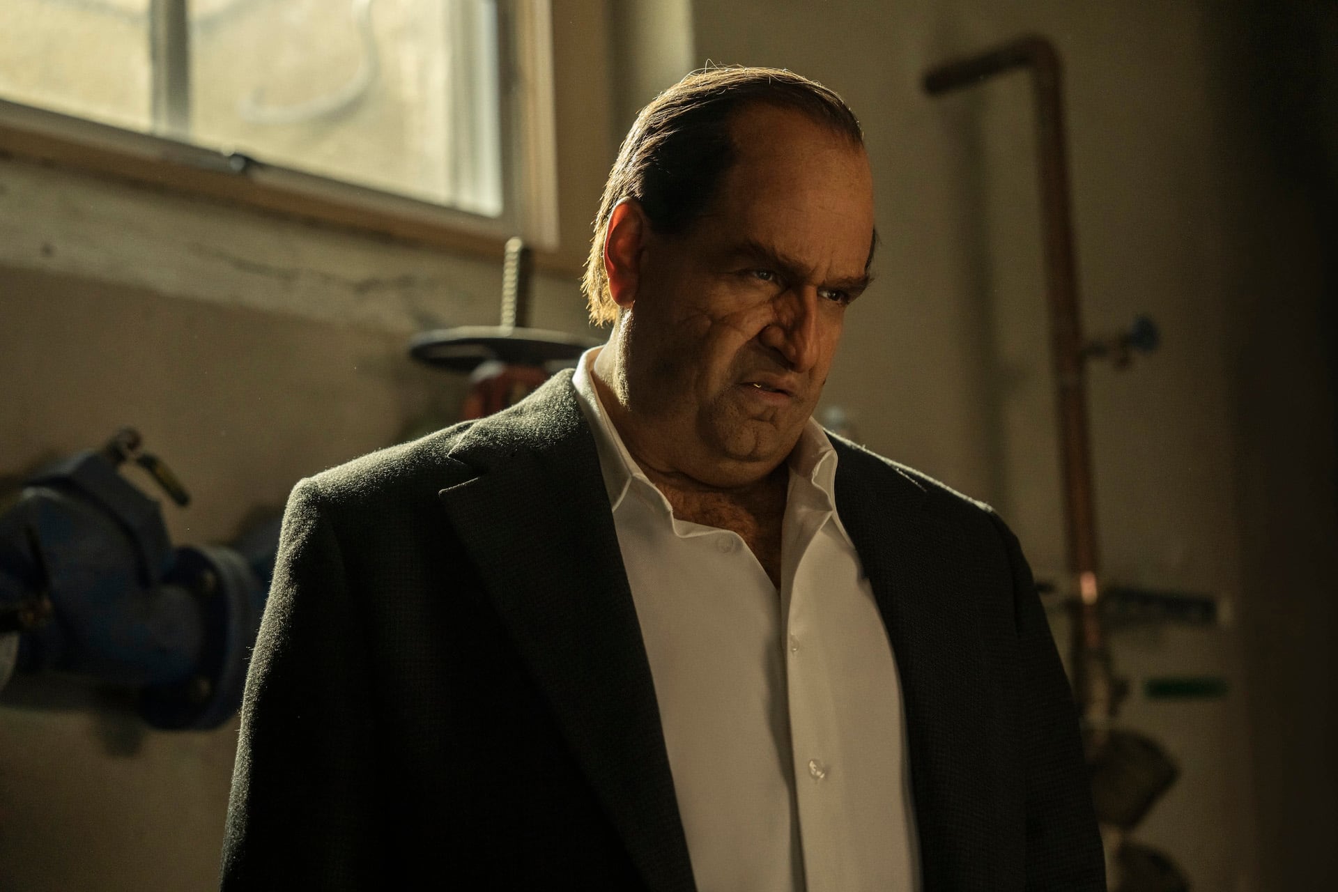Fredo Corleone fue la referencia que tuvo Farrell para componer a esta criatura.