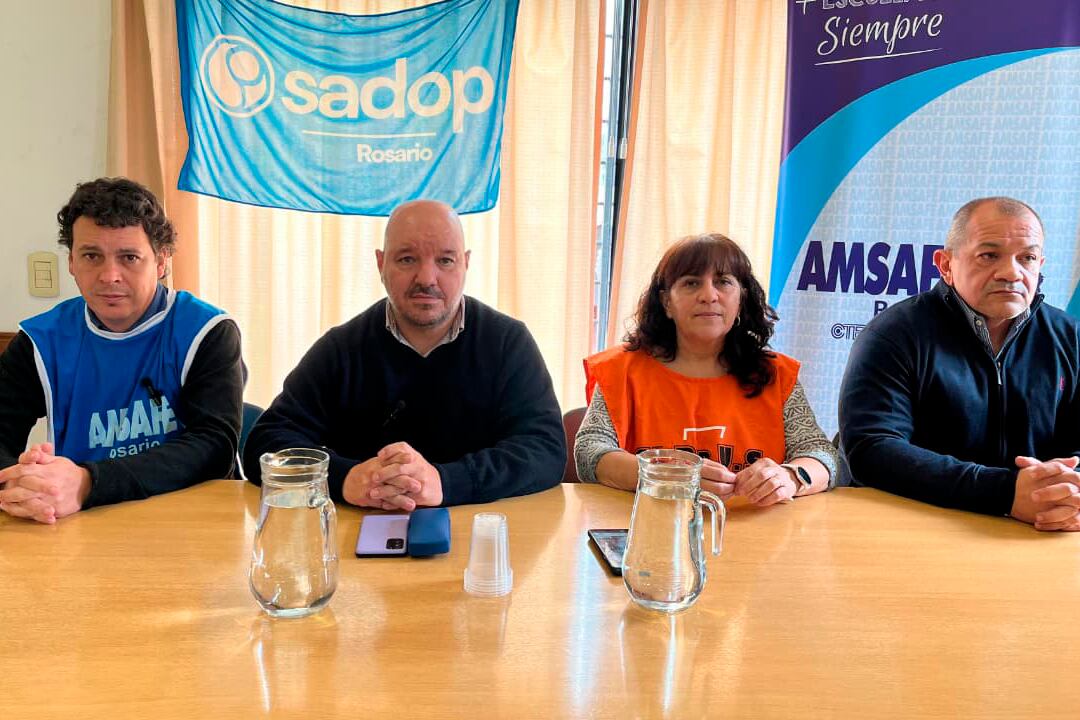 Amsafé local, provincial, Siprus y Sadop concentran en el Cemar.