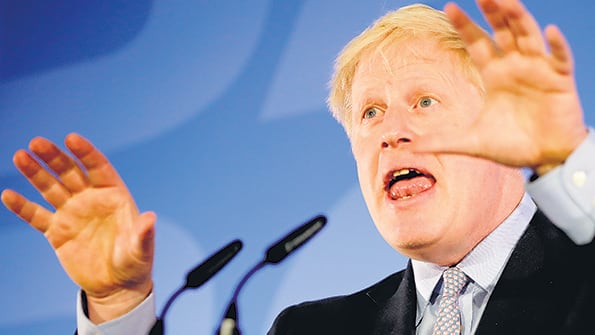 Johnson fue intendente de Londres y canciller del reino, y siempre se lució por comentarios inesperados.