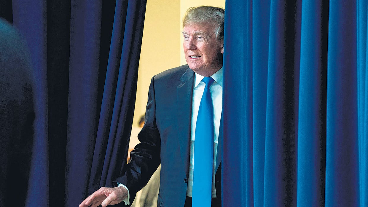 Donald Trump, presidente de los Estados Unidos. En camino a una guerra comercial con China.