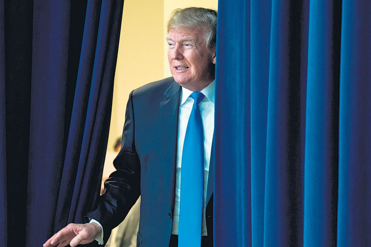 Donald Trump, presidente de los Estados Unidos. En camino a una guerra comercial con China.