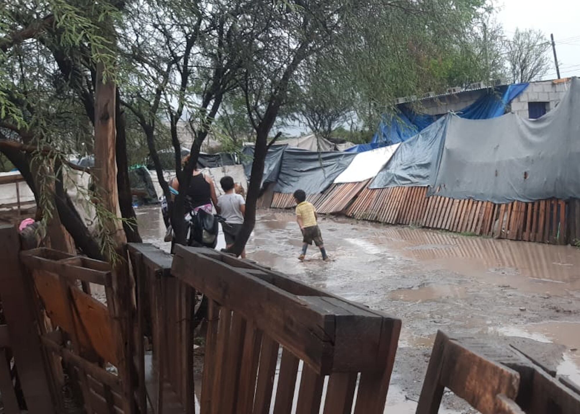 El asentamiento San Javier, en la ciudad de Salta.
