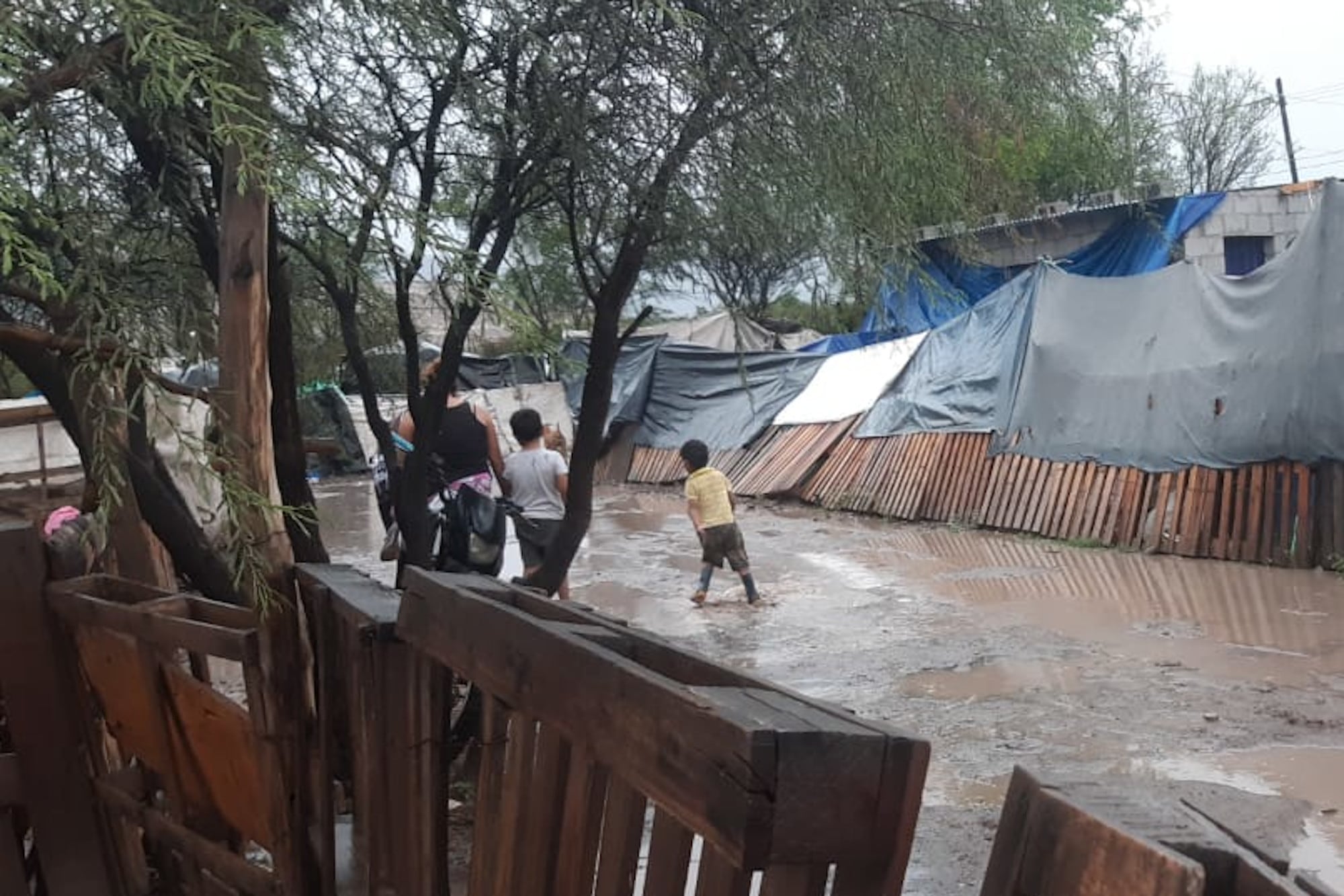 El asentamiento San Javier, en la ciudad de Salta.