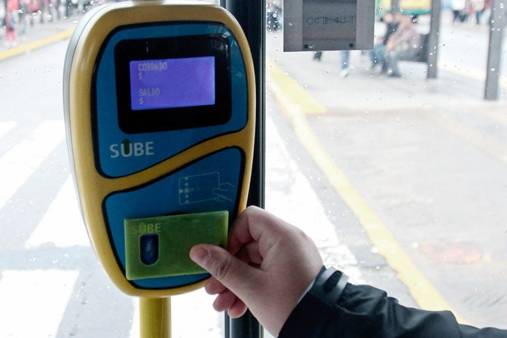 Beneficiarios de ANSES podrán acceder a un 55 por ciento de descuento con su tarjeta SUBE. Imagen: Télam.