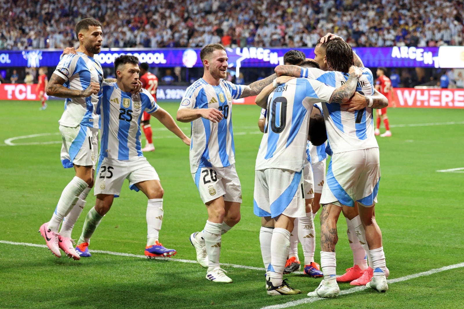 La selección argentina vuelve a jugar tras ganar la Copa América. 