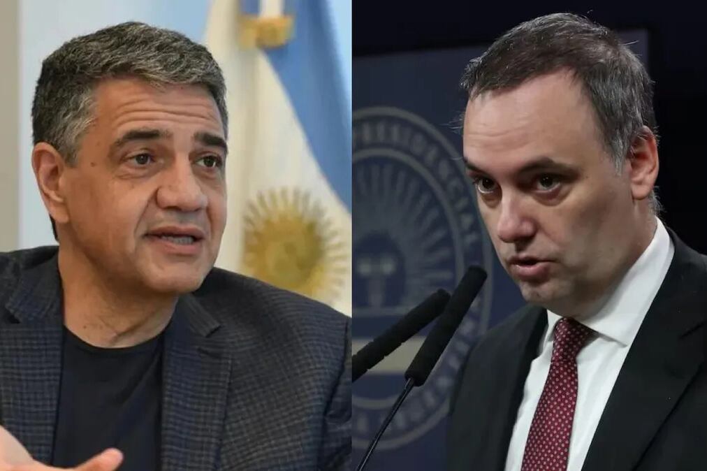 Jorge Macri y Manuel Adorni.