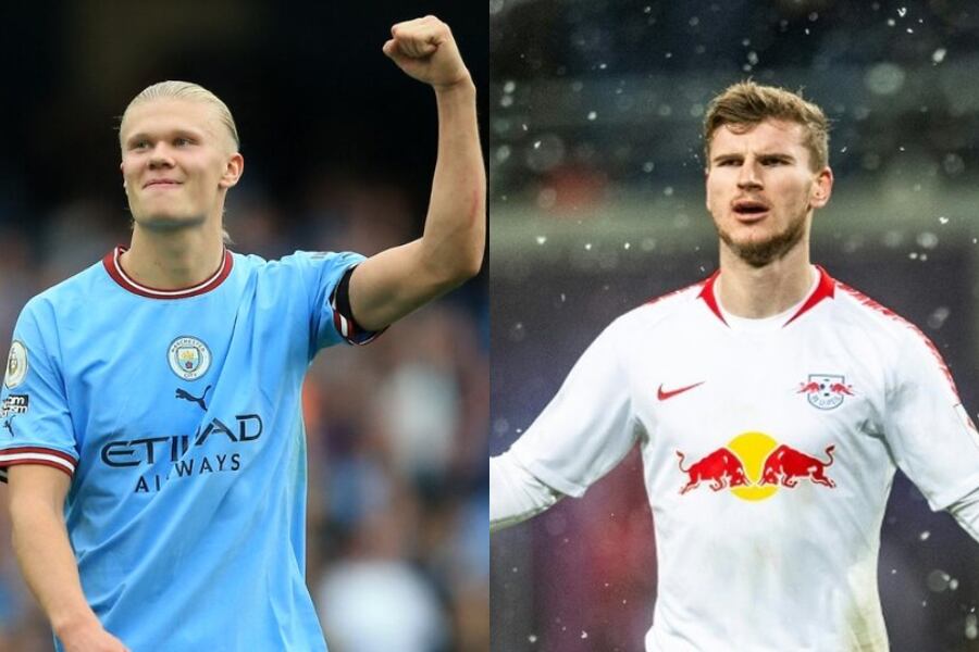 Erling Halaand y Timo Werner serán titulares en el Etihad Stadium.