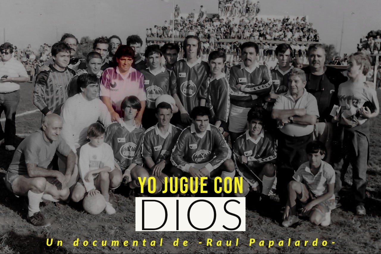 Maradona aprovechó la tranquilidad de Marisol para descansar, pero también para jugar al fútbol.