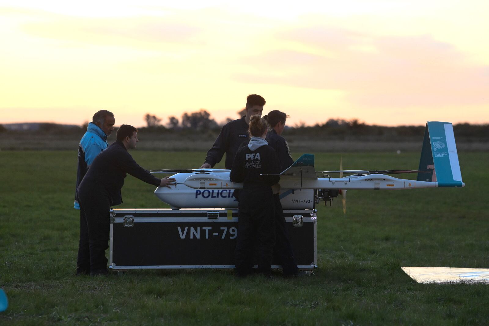 Diez drones para vigilancia aérea fueron incorporados al ministerio de Seguridad