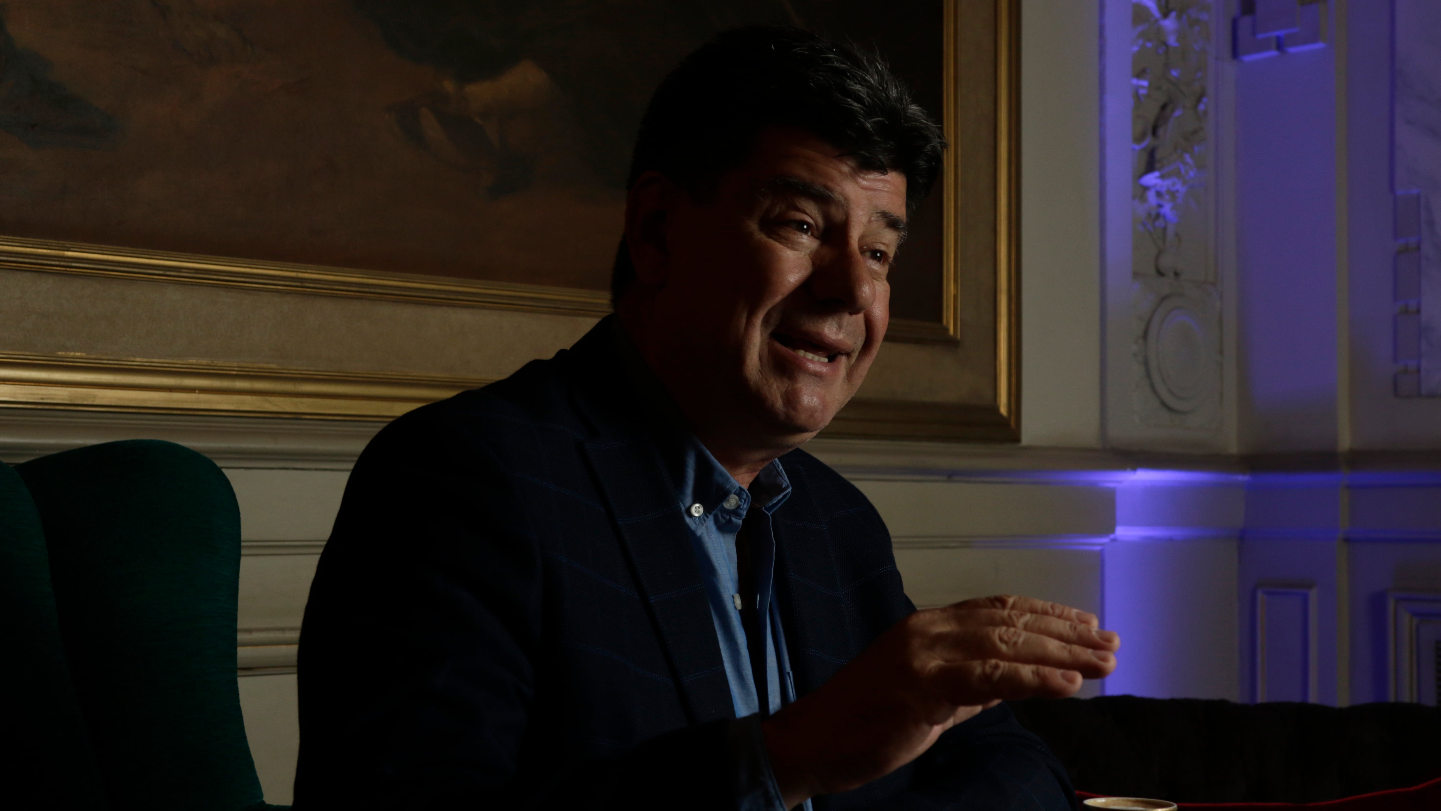 Efraín Alegre estuvo en Argentina visitando a la colectivad paraguaya. 