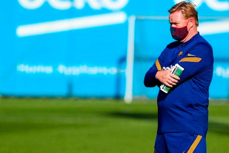 Ronald Koeman, DT del Barcelona.