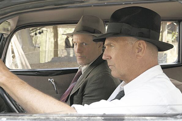 Woody Harrelson y Kevin Costner en The Highwaymen, una de las grandes apuestas para 2019.