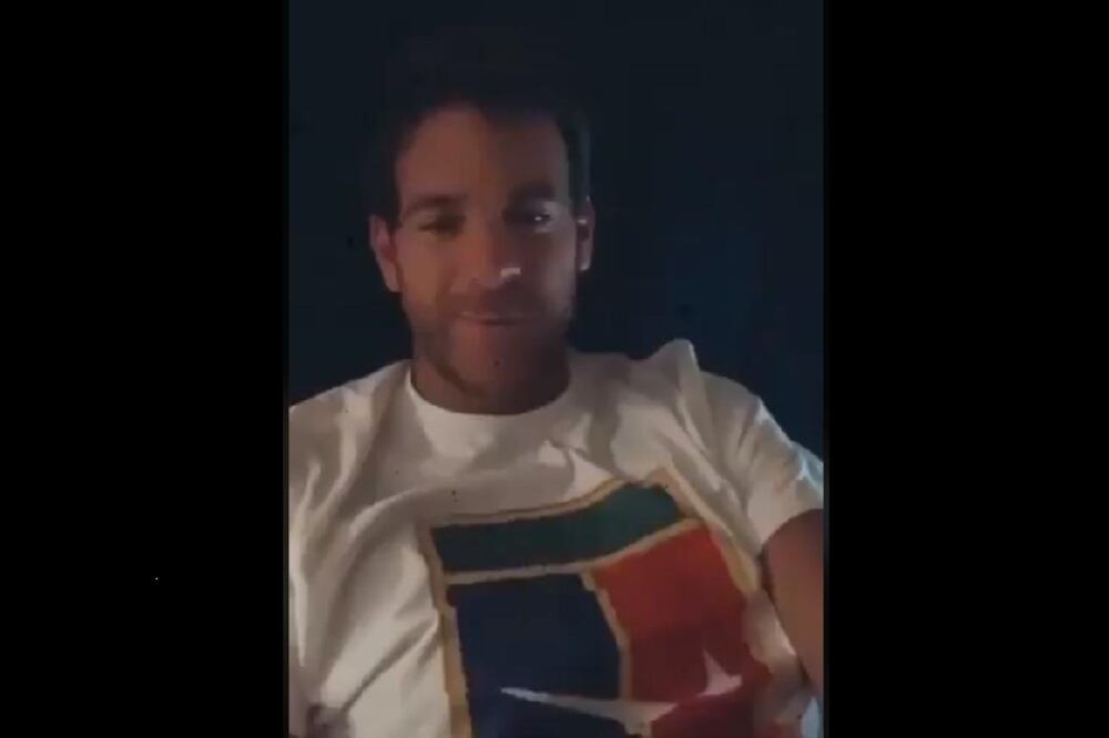 El mensaje de Del Potro, recién levantado tras la operación y antes de la primera jornada de rehabilitación.