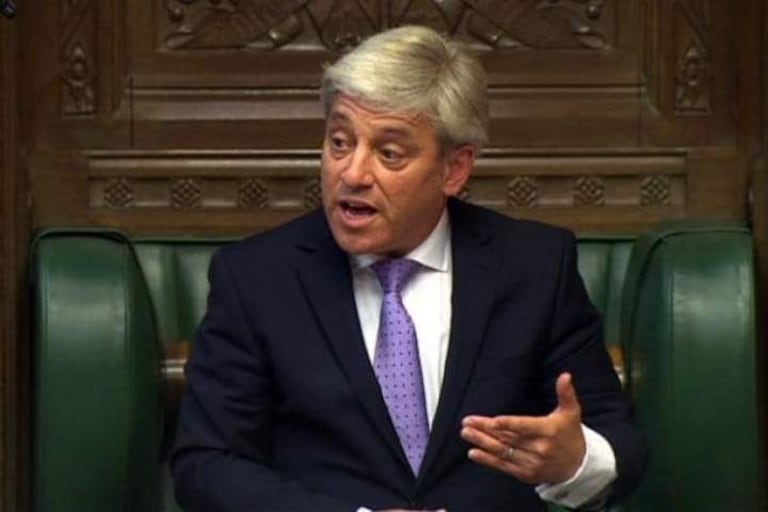 John Bercow, el presidente de la Cámara de los Comunes que no quiere a Trump.