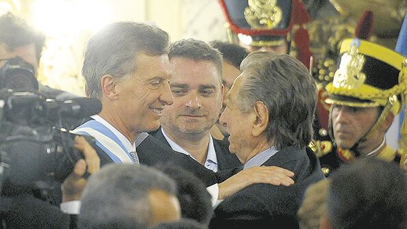 Mauricio y Franco Macri, la última vez que se mostraron juntos.