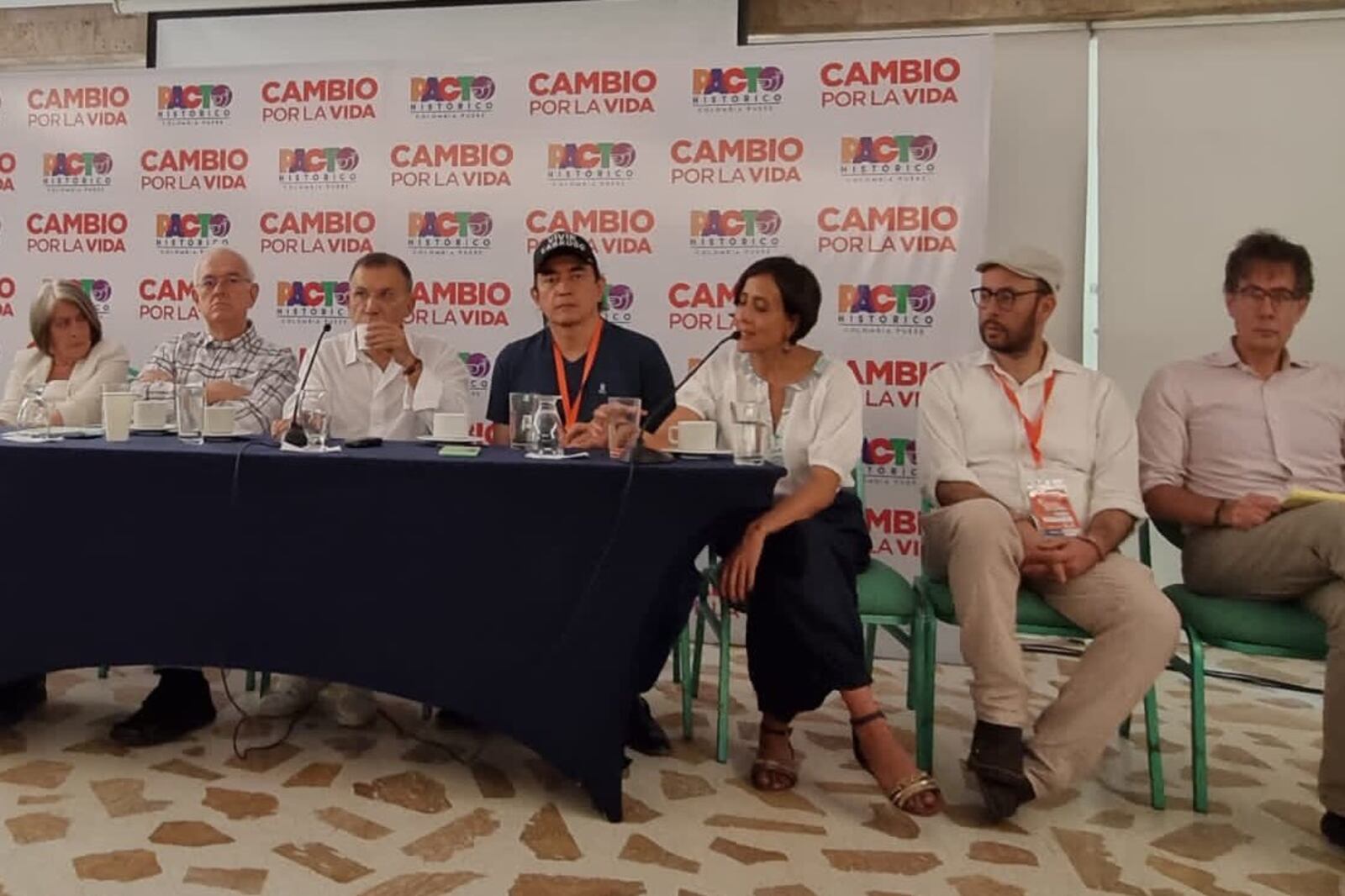 Conferencia para presentar las primeras medidas de Petro, el 29 de julio / Twitter de Gustavo Bolívar