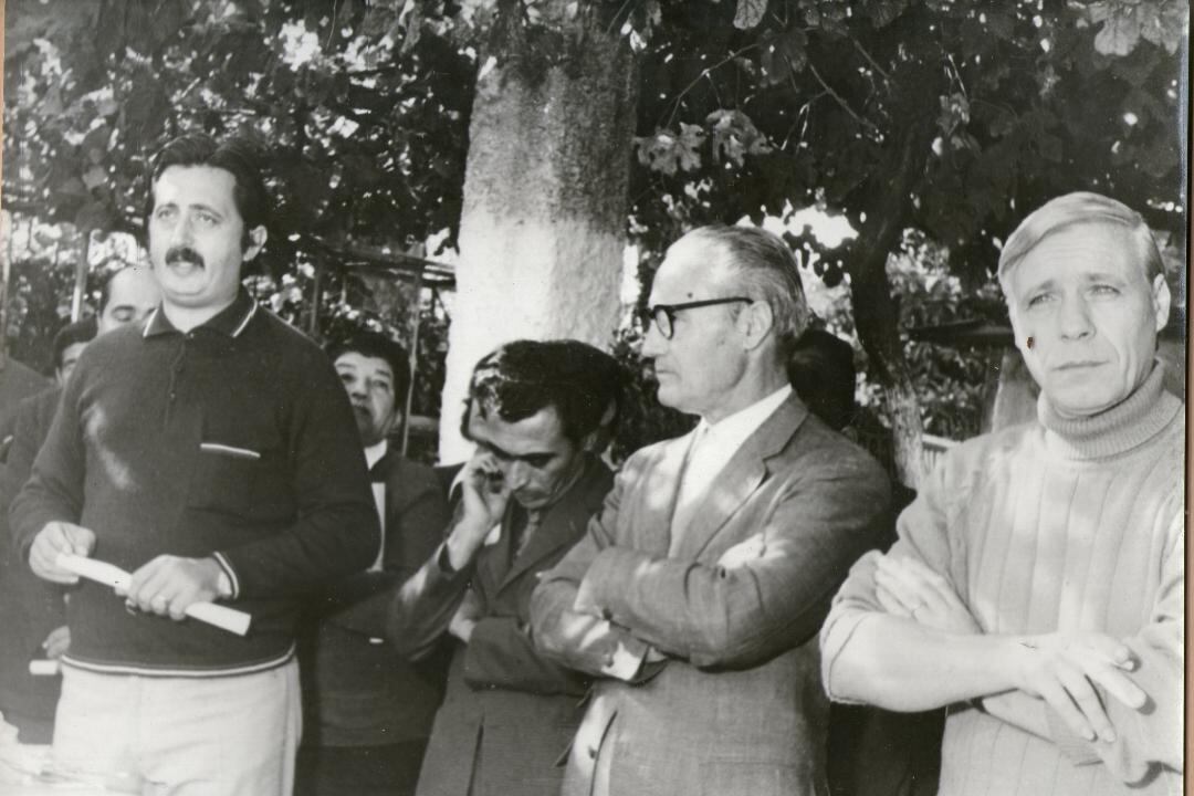 Delfor Santos Soto, el primero a la izquierda.