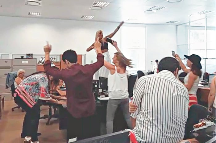 La fiesta de fin de año de los funcionarios de la Secretaría de Derechos Humanos en la ex ESMA.