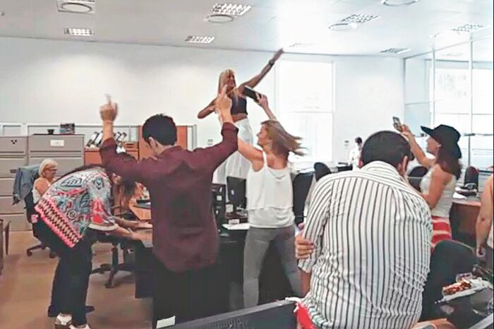 La fiesta de fin de año de los funcionarios de la Secretaría de Derechos Humanos en la ex ESMA.