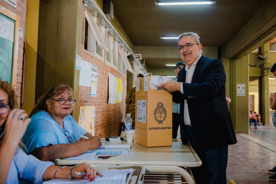 Voto del gobernador Raúl Jalil