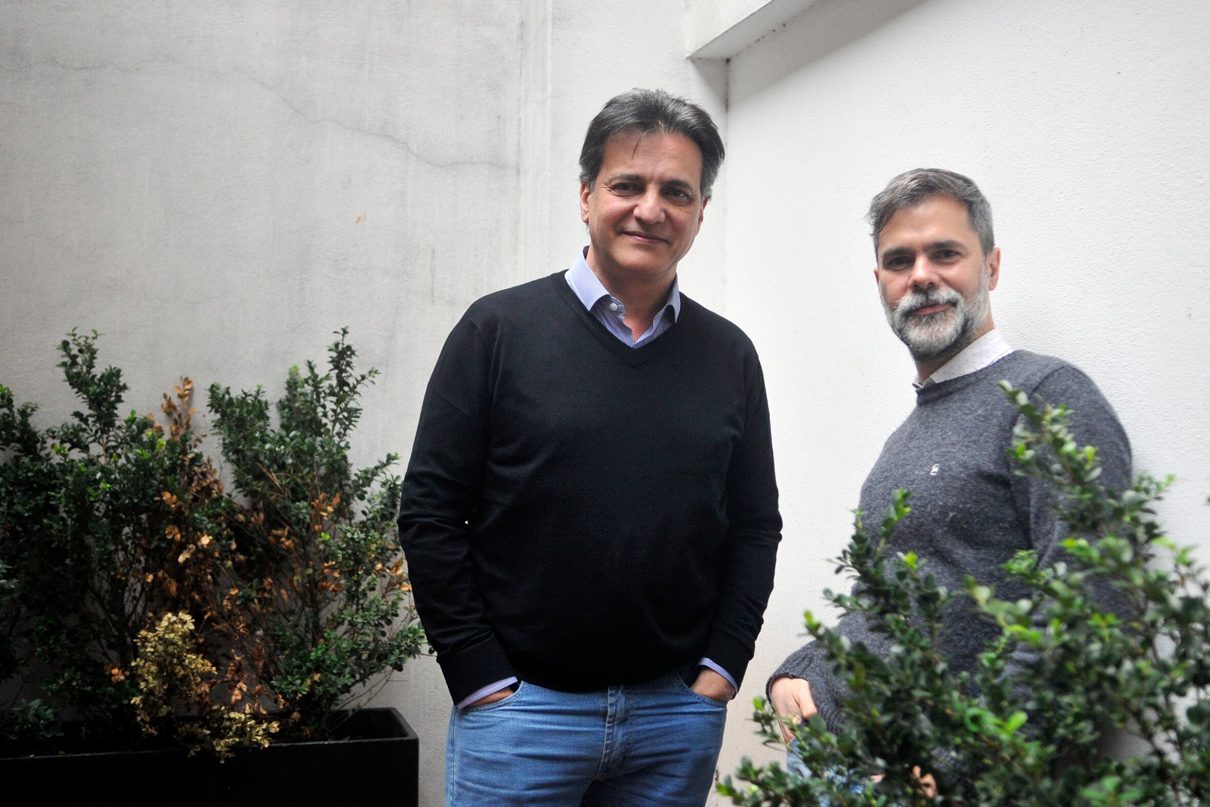 Papatino y Samar, responsables de la obra que se puede ver 