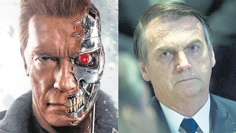 Bolsonaro quedó bien con Schwarzenegger pero recibió críticas del alcalde de Nueva York.