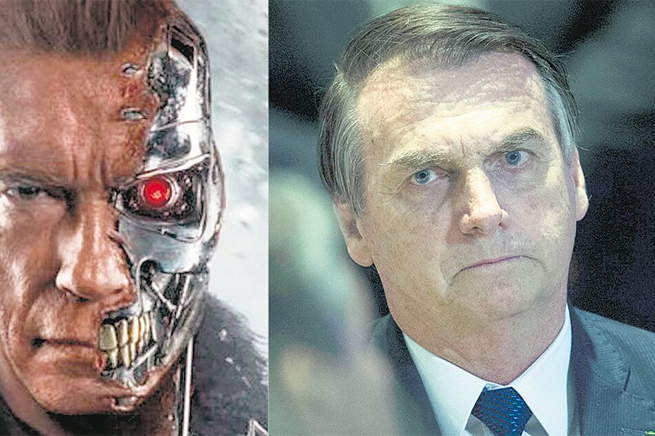 Bolsonaro quedó bien con Schwarzenegger pero recibió críticas del alcalde de Nueva York.