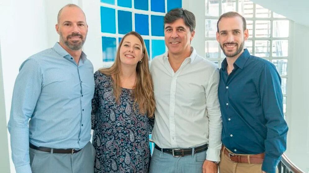 Darío Krapf , Guillermina Luque, Mariano Buffone y Matías Gómez Elías.