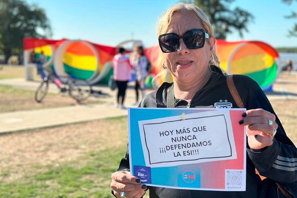 Carla Valeria Rivero tiene 30 años de antigüedad en la docencia. 