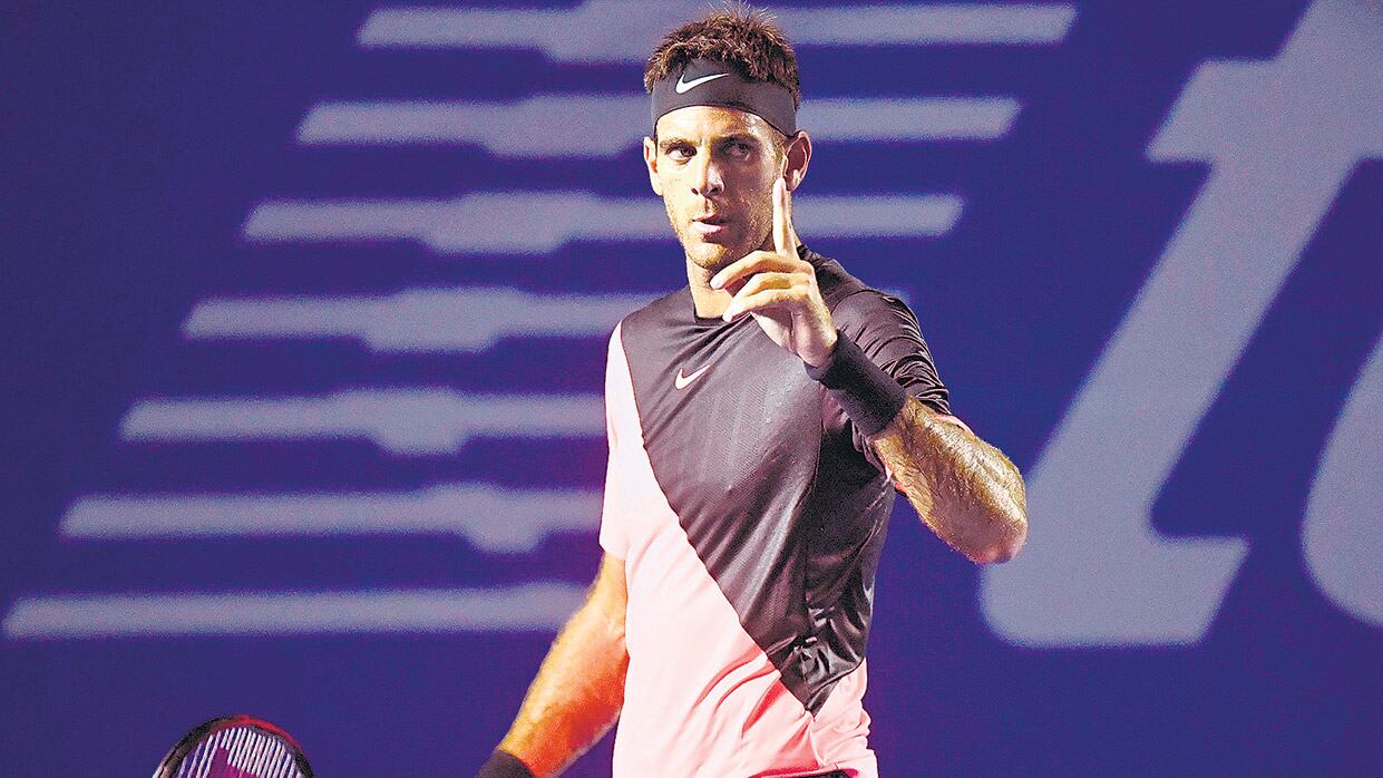 Juan Martín Del Potro, el mejor argentino en Indian Wells.