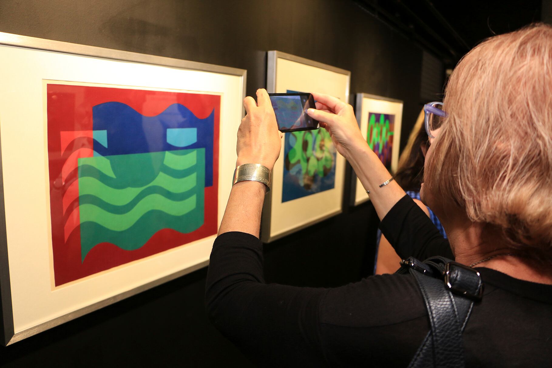 Obras de Rosa Aragone que se exponen en Subsuelo.