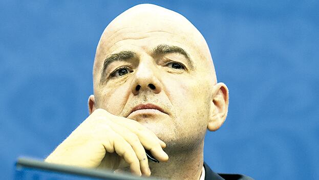 Infantino se encuentra en Miami preparando para el congreso de mañana.