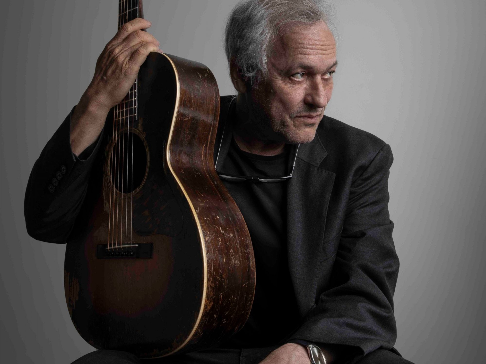 Marc Ribot, fotografiado por Eric van den Brulle