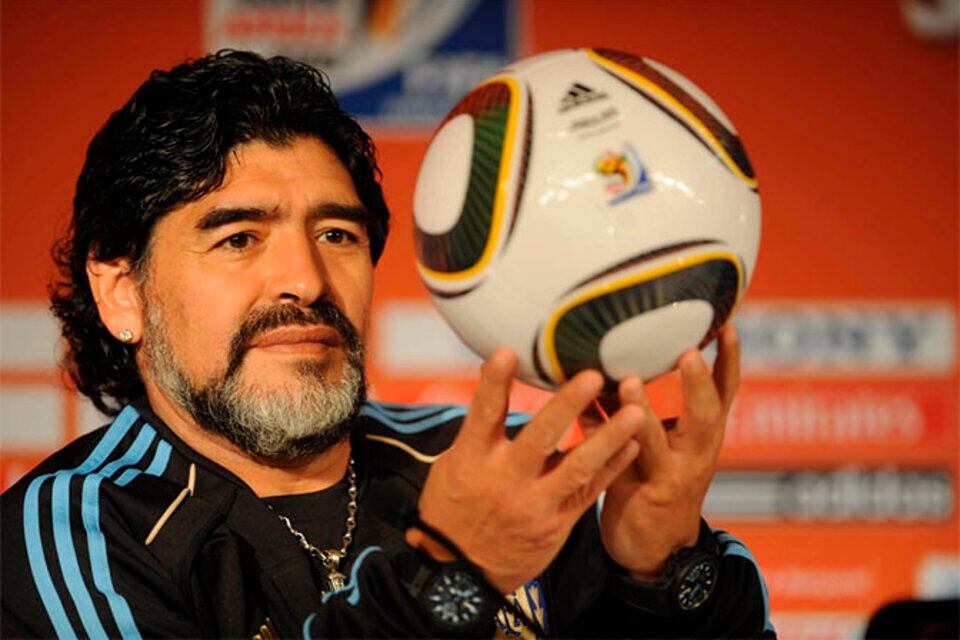 Diego Maradona, en sus años como DT de la Selección