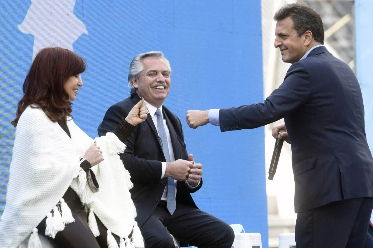 Cristina Kirchner, Alberto Fernández y Sergio Massa, el valor de la cohesión política.