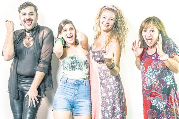 Fifí Real, Florencia Ubertalli, Patricia Malanca y Gabriela Novaro