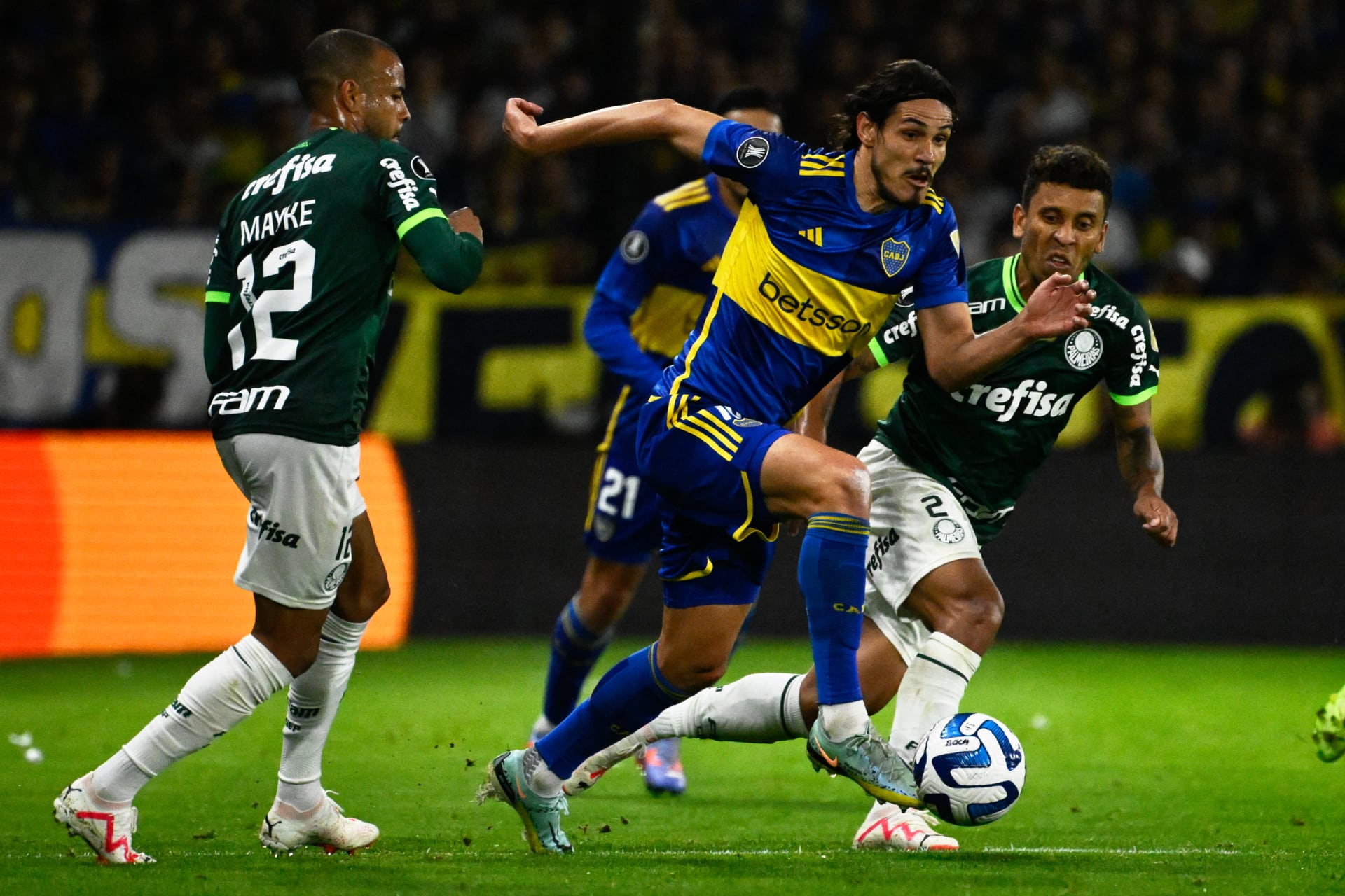 Boca y Palmeiras empataron 0 a 0 en La Bombonera por el partido de ida.