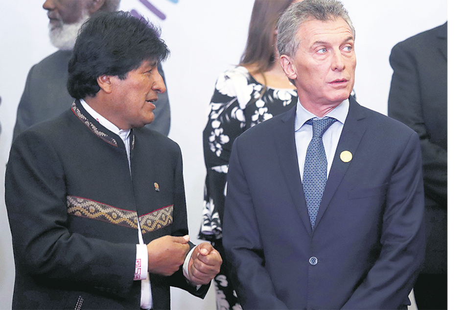 En la última visita de Evo Morales, en 2018, no se vio con Mauricio Macri.