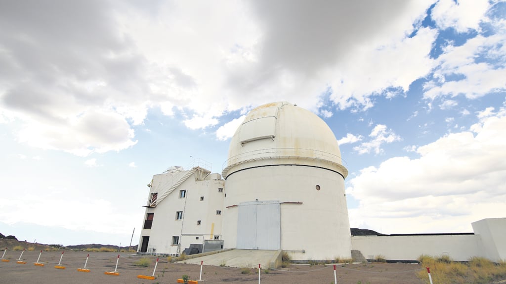 Casleo, el mayor de los observatorios astronómicos del Parque Nacional El Leoncito.