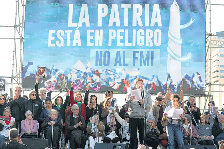 La movilización de hoy es continuidad de la realizada el 25 de mayo pasado.